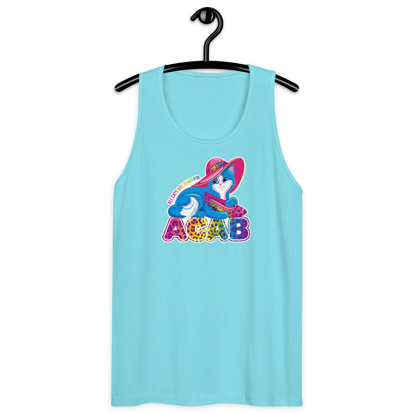 All Cats Are Beautiful ACAB Leftist Frank Tank Top