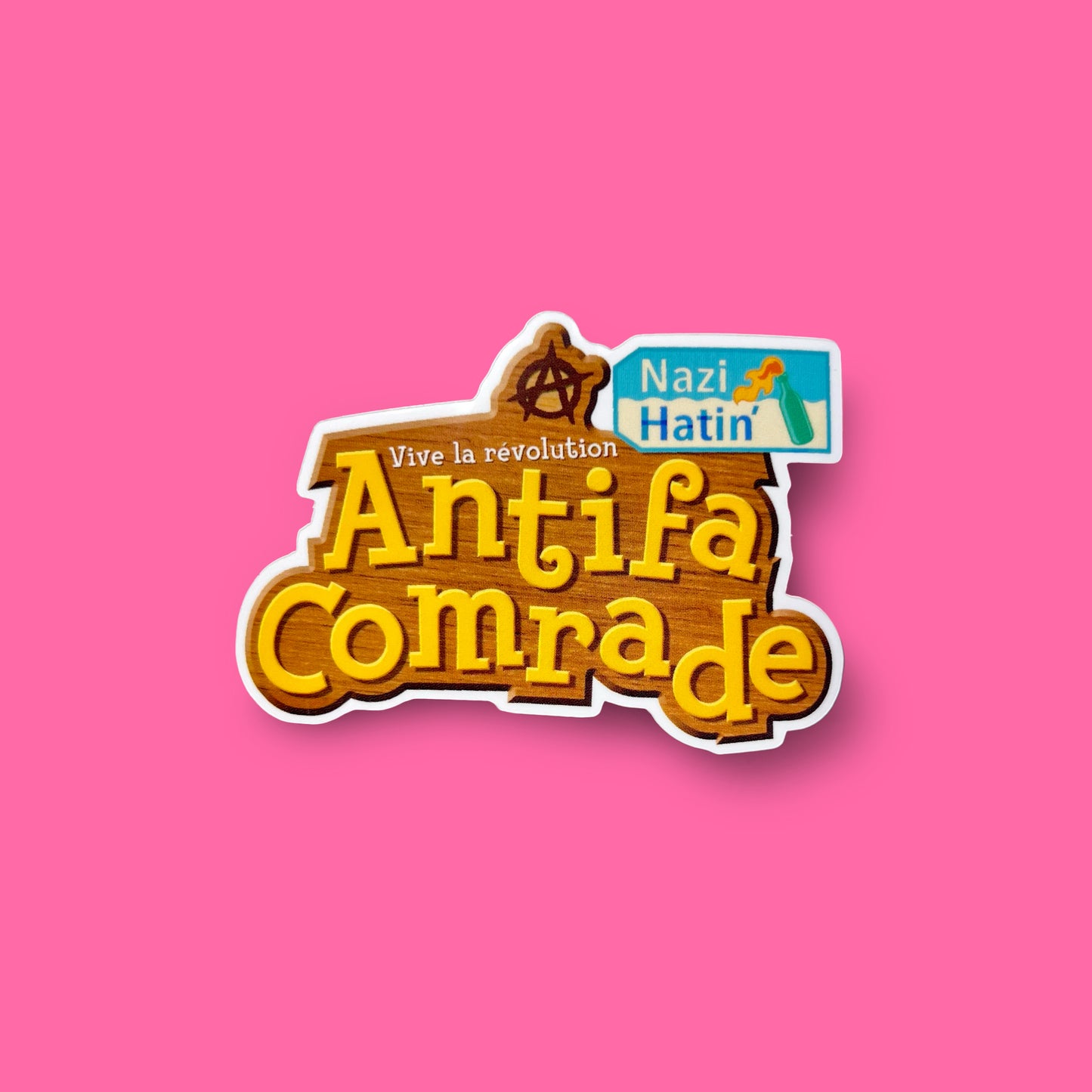 Antifa Comrade Sticker