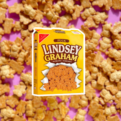 Lindsey Graham Cracker Sticker