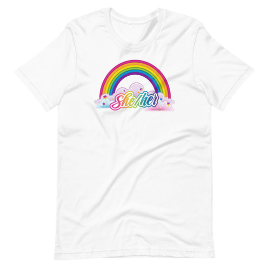 LGBTQIA Frank T-Shirt: She/Her Pronouns